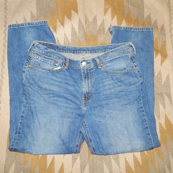 Levi Strauss 541 36 x 34 Athletic Tapered Leg Denim Blue Jeans Levi's - Picture 3 of 6